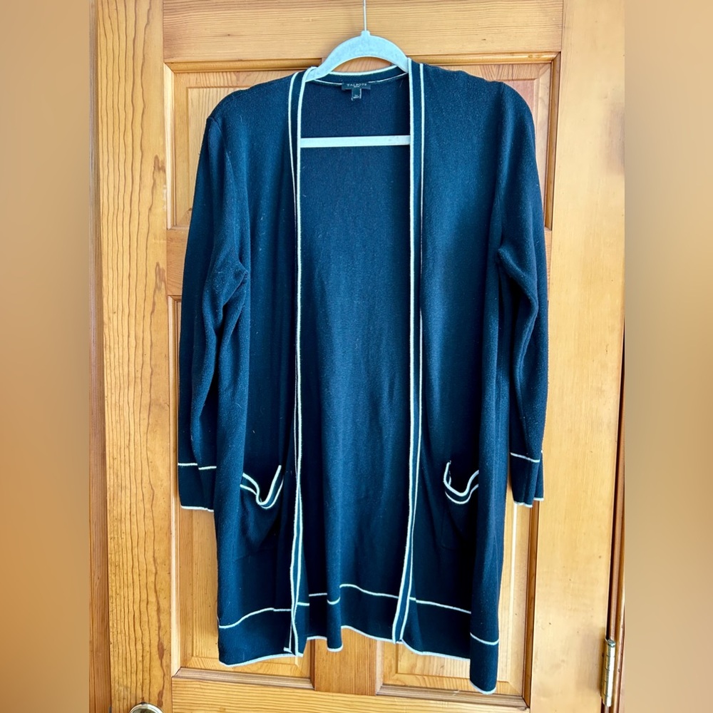Black Talbots cardigan. Large petite